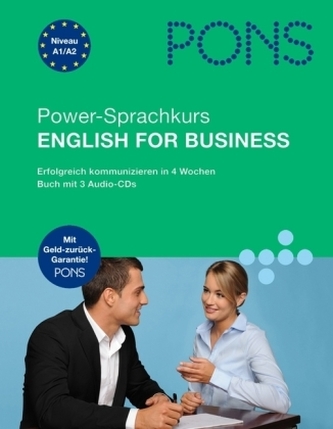 PONS Power-Sprachkurs English for Business, m. 3 Audio-CDs