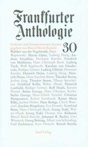 Frankfurter Anthologie. Bd.30