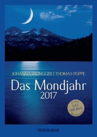 Das Mondjahr, Taschenkalender (schwarz-weiss) 2017