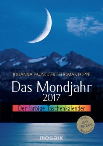 Das Mondjahr, Taschenkalender (farbig) 2017