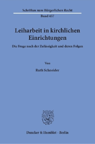 Leiharbeit in kirchlichen Einrichtungen