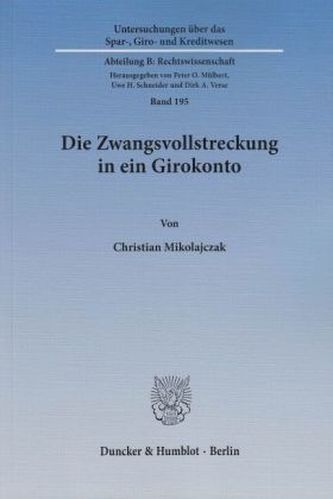 Die Zwangsvollstreckung in ein Girokonto