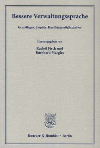 Bessere Verwaltungssprache Bessere Verwaltungssprache
