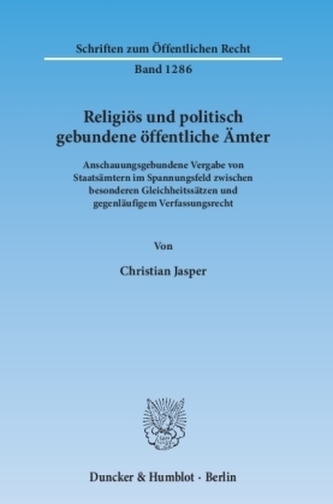 Religiös und politisch gebundene öffentliche Ämter