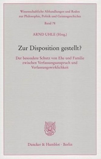Zur Disposition gestellt?