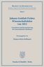 Johann Gottlieb Fichtes Wissenschaftslehre von 1812