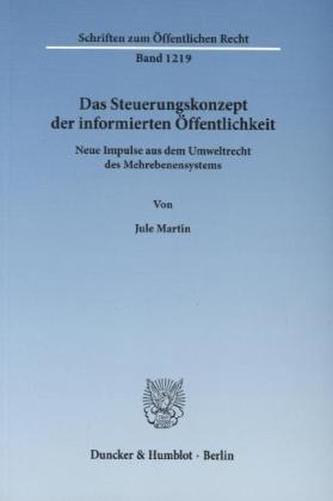Das Steuerungskonzept der informierten Öffentlichkeit