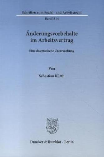 Änderungsvorbehalte im Arbeitsvertrag