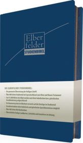 Elberfelder Studienbibel - ital. Kunstleder, blau, mit Reißverschluss