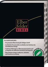 Elberfelder Bibel - mit Schreibrand und Griffregister, Leder
