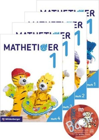 1. Schuljahr, Jahreszeiten-Hefte, 4 Hefte m. CD-ROM