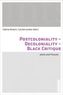 Postcoloniality - Decoloniality - Black Critique