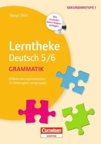 Lerntheke Deutsch 5/6: Grammatik, m. CD-ROM