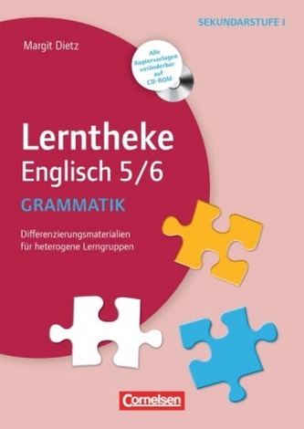 Lerntheke Englisch 5/6: Grammatik, m. CD-ROM