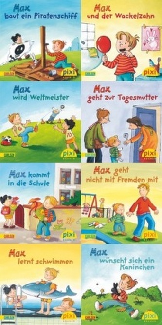 Pixi-Buch 1779-1786 (Mein Freund Max), 8 Hefte