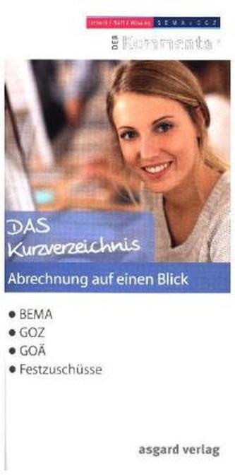 DAS Kurzverzeichnis