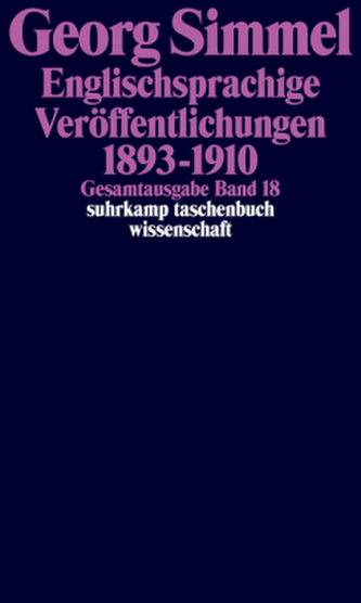 Englischsprachige Veröffentlichungen 1893-1910