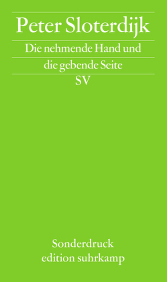 Die nehmende Hand und die gebende Seite