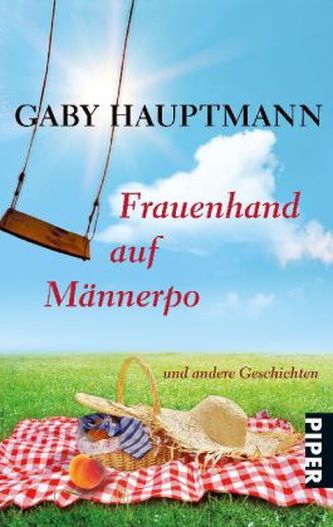 Frauenhand auf Männerpo