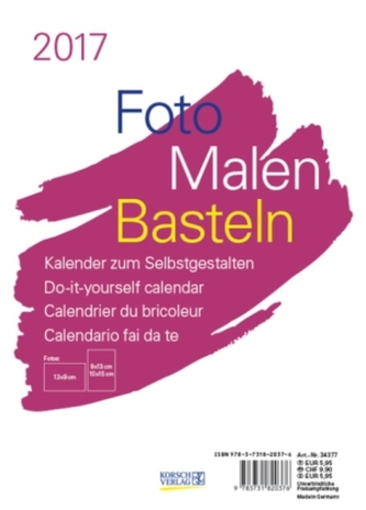 Foto-Malen-Basteln A5 weiß 2017