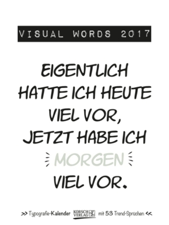 Visual Words 2017