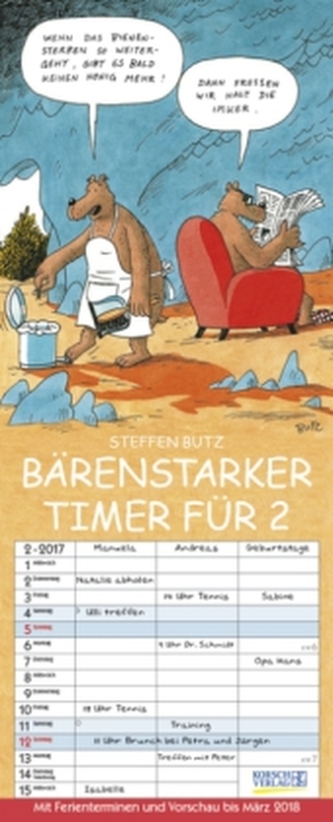 Bärenstarker Timer für 2 2017