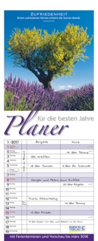 Planer für die besten Jahre 2017