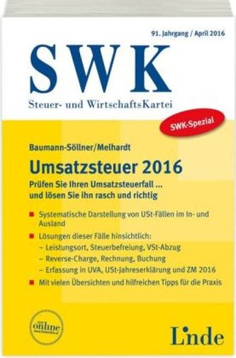 SWK-Spezial Umsatzsteuer 2016 (f. Österreich)