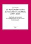 Die Politische Philosophie des Gabriel Bonnot de Mably (1709-1785)