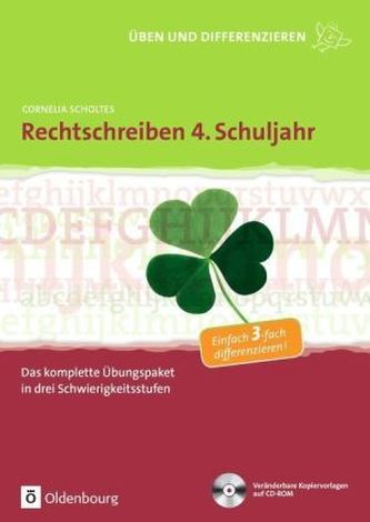 Rechtschreiben 4. Schuljahr, m. CD-ROM