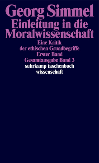Einleitung in die Moralwissenschaft. Bd.1