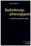 Bauforderungssicherungsgesetz (BauFordSiG), Kommentar