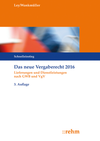 Das neue Vergaberecht 2016