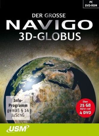 Der große Navigo 3D-Globus, 4 DVD-ROMs