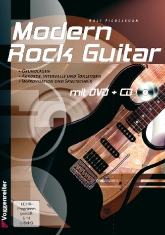 Modern Rock-Guitar, m. Audio-CD u. DVD