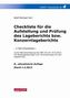 Checkliste für die Aufstellung und Prüfung des Lageberichts bzw. Konzernlageberichts