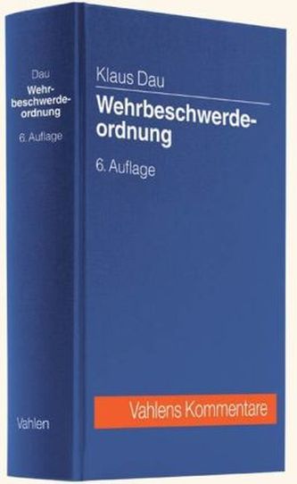 Wehrbeschwerdeordnung (WBO), Kommentar