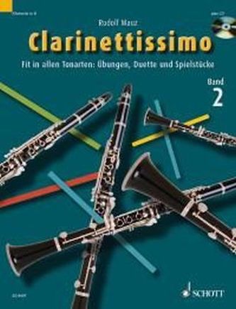 Clarinettissimo, m. Audio-CD. Bd.2