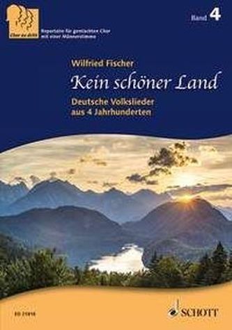 Kein schöner Land, gemischter Chor (SABar) und Klavier, Chorpartitur