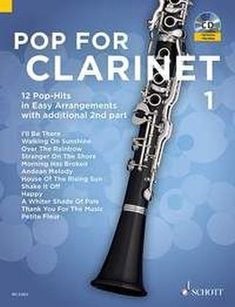 Pop For Clarinet, 1-2 Klarinetten, m. Audio-CD. Bd.1