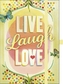 Premium Timer Big 'Live Laugh Love' 2017