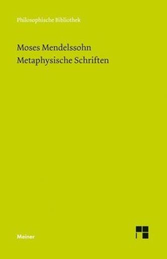 Metaphysische Schriften