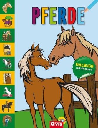 Pferde, Malbuch