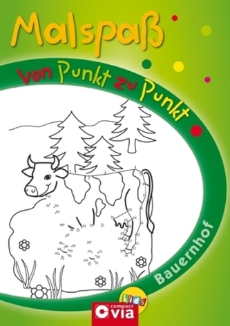 Malspaß von Punkt zu Punkt - Bauernhof