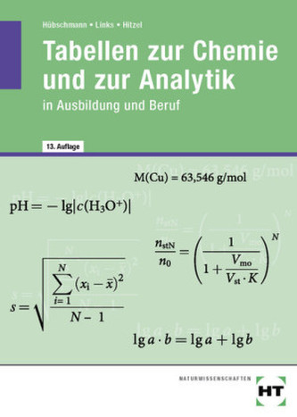 Tabellen zur Chemie und zur Analytik