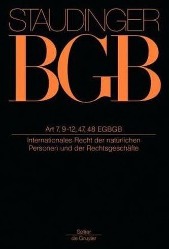 Art. 7, 9 - 12, 47, 48 EGBGB