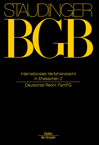 Internationales Verfahrensrecht in Ehesachen (IntVerfREhe). Bd.2
