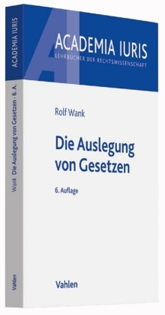 Die Auslegung von Gesetzen Die Auslegung von Gesetzen
