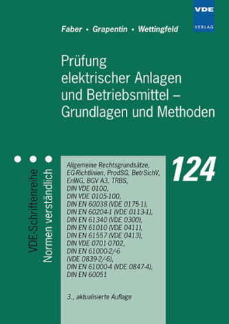 Prüfung elektrischer Anlagen und Betriebsmittel - Grundlagen und Methoden