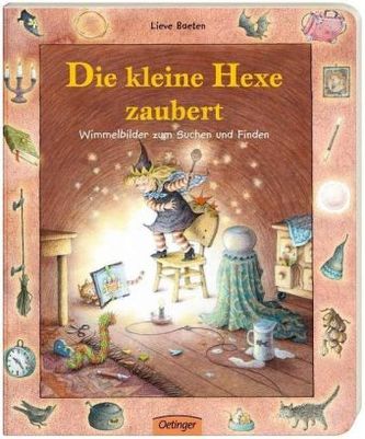 Die kleine Hexe zaubert Wimmelbilder zum Suchen und Finden